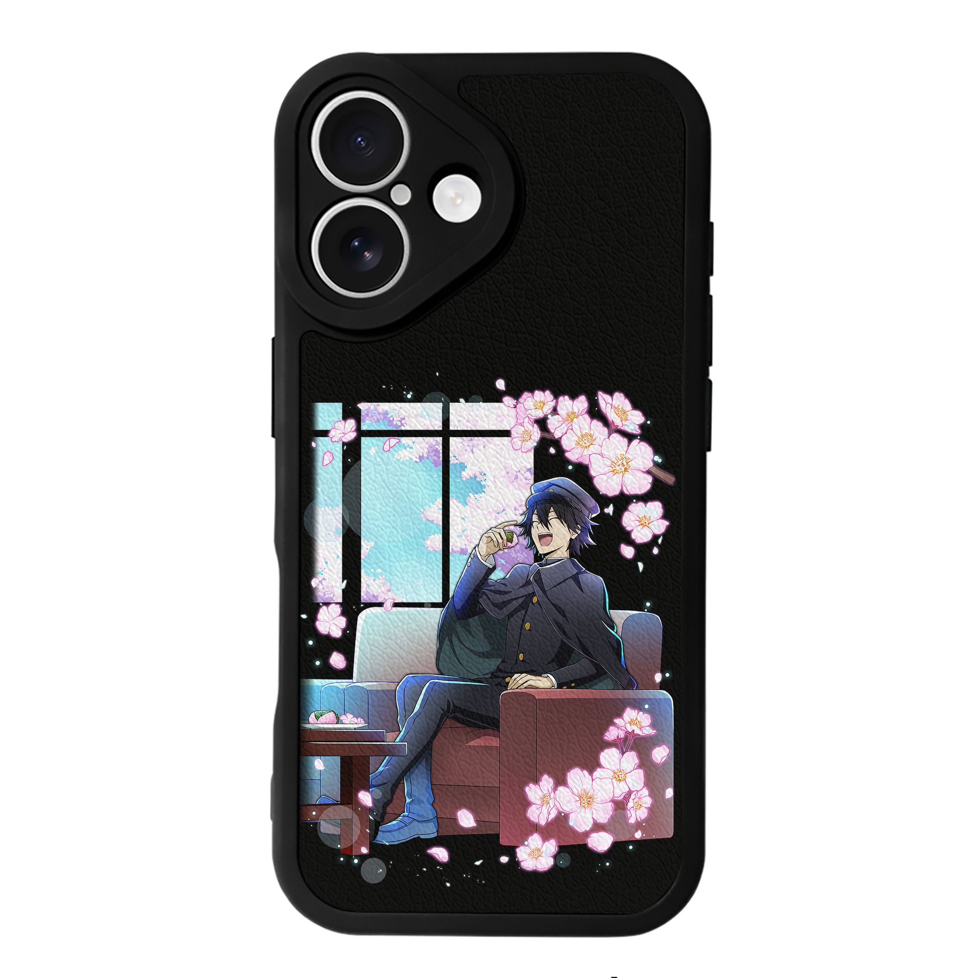 （画像用） 文豪ストレイドッグス Bungo Stray Dogs 【iPhone 16シリーズ対応】シリコンスマホケース（レザー調） 材質：シリコン